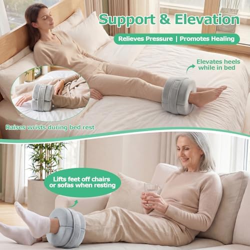 Foot Elevation Pillow, Ankle & Foot Pillow High-Density Foam 1PC - Image 3