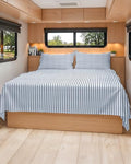 Short Queen Size 4 Piece Bed Sheet Set by CGKUnlimited