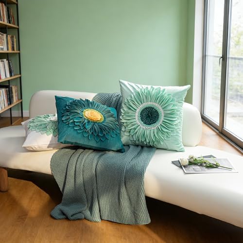 OiseauVoler Decorative 3D Flower Throw Pillow Cover - Image 4