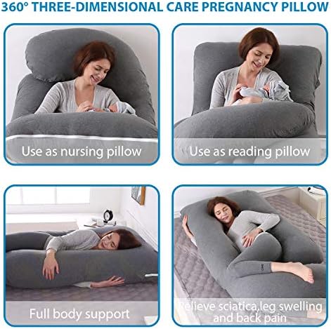 Victostar Pregnancy Pillow, 57 inches U Shaped Maternity Pillow - Image 5