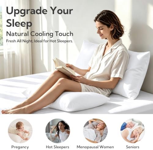 MR&HM Standard Pillowcase Set of 2, Cooling & Breathable - Image 2