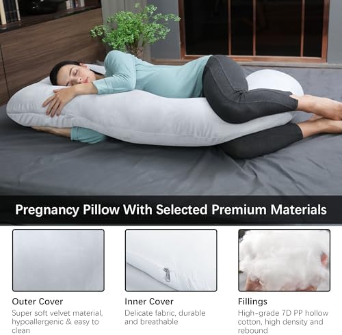 MOON PARK Pregnancy Pillows for Sleeping - Image 3