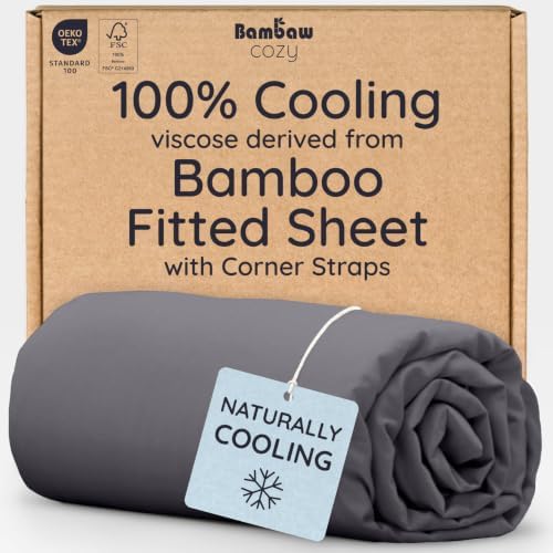 Bambaw 100% Viscose Derived from Bamboo Twin XL Fitted Sheet by Bambaw