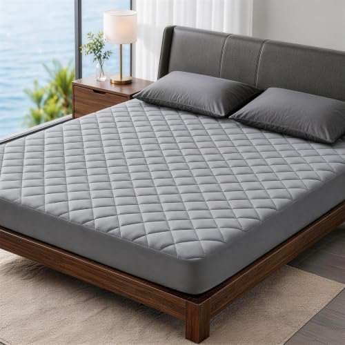 Cooling Mattress Pad Noiseless Protecter 3xBreathable Twin by Unknown