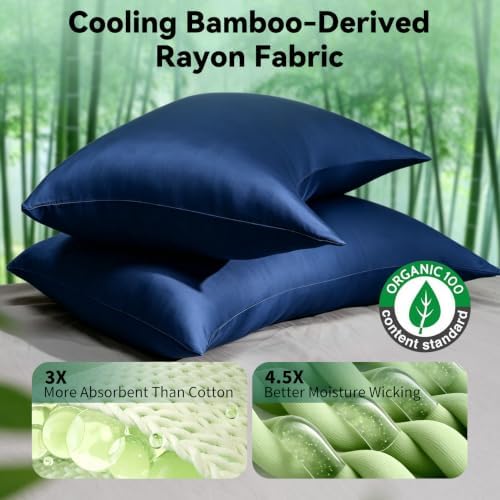 Cooling Curved Pillowcase for Side Sleeper Pillow - Image 3