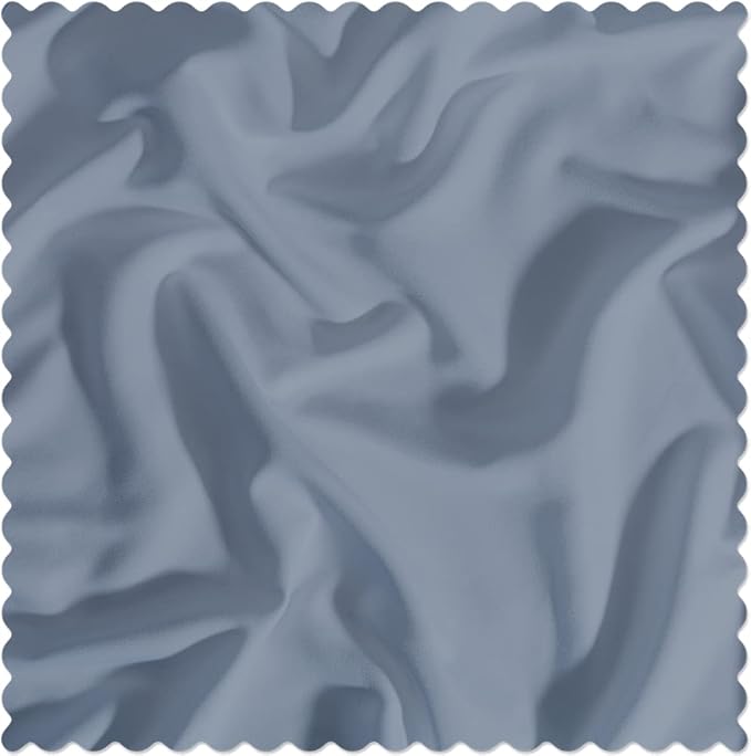 PeachSkinSheets 1500tc Level of Softness Soft Cooling Duvet Cover Set Queen/Full Size - French Blue