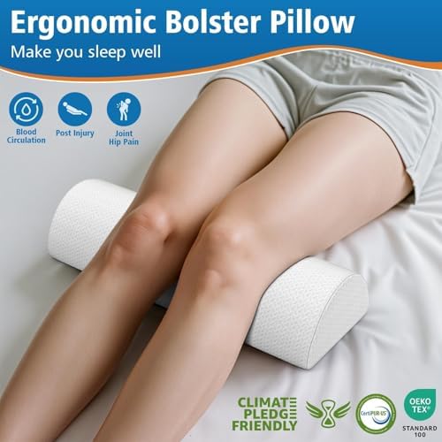 Knee Pillow for Side Sleepers, Leg Pillow for Back & Sciatica Pain - Image 3