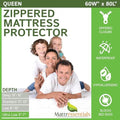 Zippered Queen Mattress Protector by Mattressentials