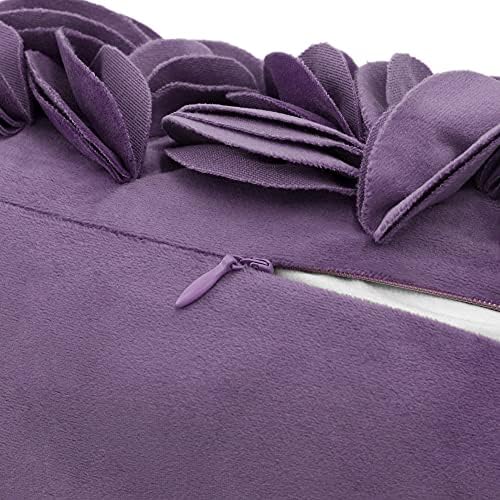KINGROSE Hand Crafted Stereo Flower Throw Pillow Cover Rectangular Cushion - Image 6