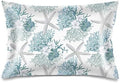 Silk Satin Pillowcase for Hair and Skin, Coastal Throw Pillow Cover Queen Size by Unknown