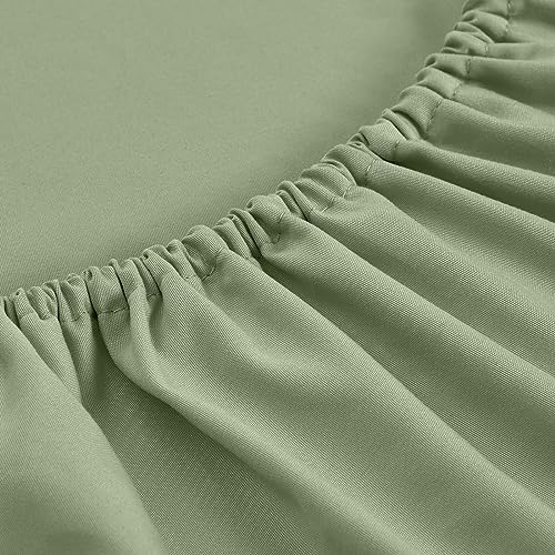 FreshCulture Twin Fitted Sheets, Bulk Pack of 6, Deep Pocket, Soft Microfiber - Image 2