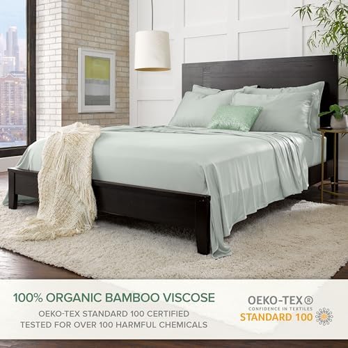 Pure Bamboo Split King Sheets, Genuine 100% Organic Viscose Derived from Bamboo - Image 2