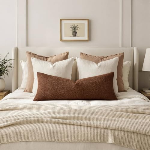 MIULEE Textured Boucle Lumbar Pillow Cover - Image 3