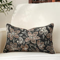 MATTINS 12x20 Vintage Floral Patterned Lumbar Pillow Cover by MATTINS