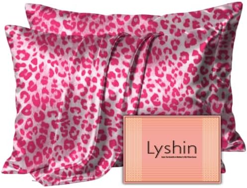 LYSHIN Silk Pillow Cases 2 Pack Standard Size by LYSHINSILKPILLOWCASES