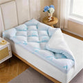 DOWNCOOL 5 Inch Cooling Twin Mattress Topper, Bamboo Viscose Air Layer | Ultra by DOWNCOOL