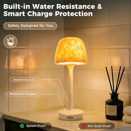 Waterproof Shower Lamp Rechargeable LED Ocean Projector Outdoor Table Lamps - Image 4