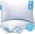 QUTOOL Cooling Pillow for Sleeping, CertiPUR-US Shredded Memory Foam Queen by QUTOOL