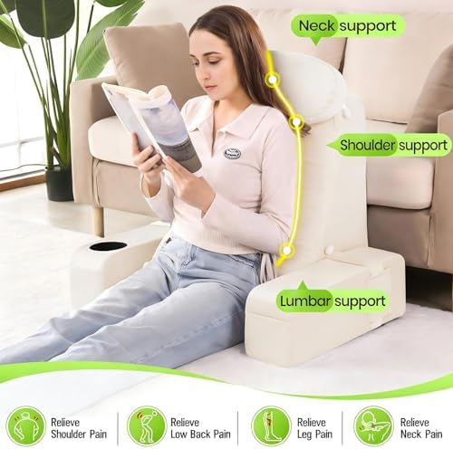 Reading Pillow for Adults, Back Pillow for Bed Sitting Up, Backrest Pillow for - Image 6
