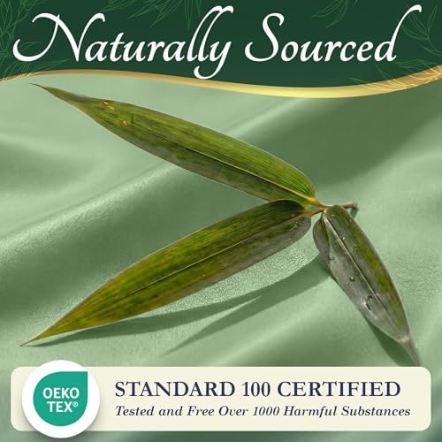 DECOLURE 100% Viscose Derived from Bamboo Sheets Twin Size, Luxury 4 Pc Set - Image 7