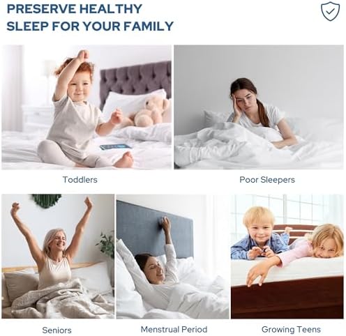 BEDLORE 2 Pack Waterproof Mattress Protector, Twin Size Mattress Pad - Image 6