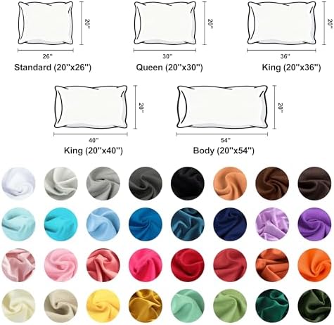 NTBAY Microfiber Queen Pillowcases, 4 Pack, 20 x 30, Light Taupe - Image 4