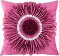 OiseauVoler 3D Sunflower Throw Pillow Cover Decorative Handmade Cushion Cover by OiseauVoler
