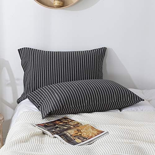 H HOUSEHOLD 100% Jersey Knit Cotton King Size Pillowcases Set of 2, Super Soft - Image 3