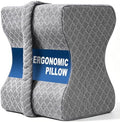 UJPFEO Knee Pillow for Side Sleepers, Leg Pillow for Sciatica, Joints Pain by UJPFEO