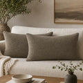 JoraLion 12x20 inch Boucle Throw Pillow Covers, No Insert by JoraLion