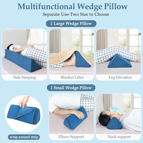 NEPPT Wedge Pillow Body Position Wedges Back Positioning Elevation Pillow Case - Image 5