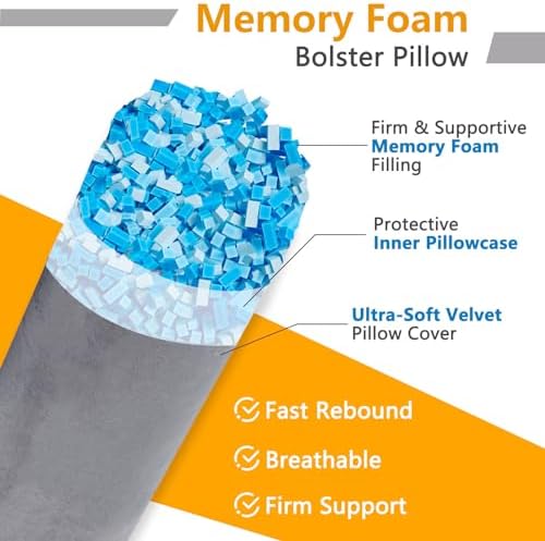 1 MIDDLE ONE Body Pillow, Memory Foam Body Pillows - Image 2