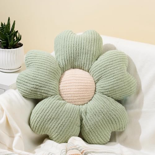 Sioloc Daisy Flower Pillow by HEALTHYCOMFORTLIFE
