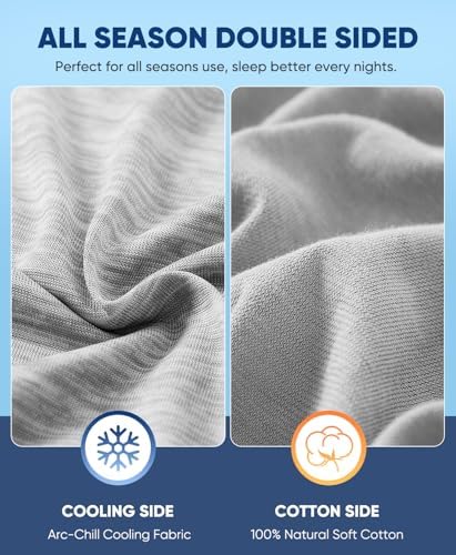 LUXEAR Cooling Pillow Cases for Hot Sleepers, Standard Size - Image 4