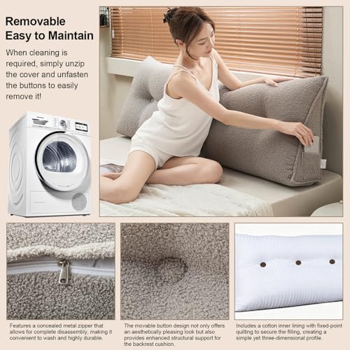 ERWUDEling Headboard Pillow Queen - Image 6