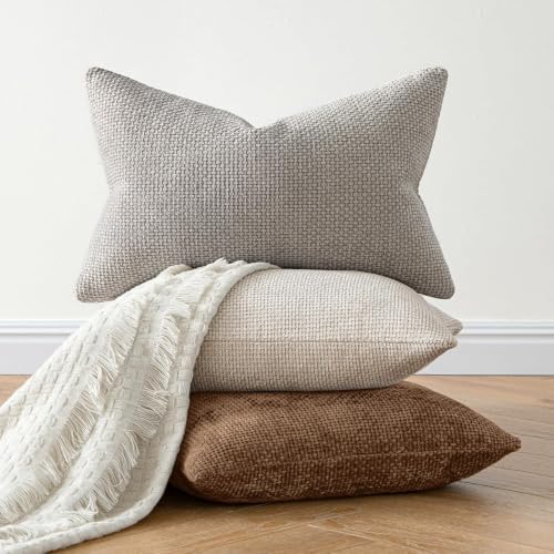 MIULEE Decorative Couch Throw Pillow Covers 22x22 in Golden Brown 2 Pack - Image 4