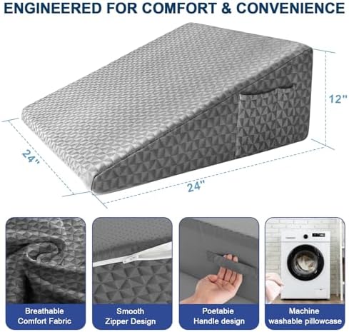 Wedge Pillow for Sleep Apnea - Image 6