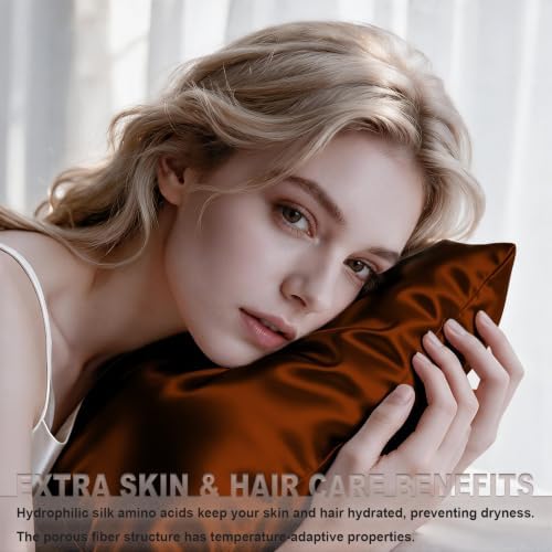 LYSHIN Silk Pillow Cases 2 Pack King Size - Image 3