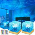 Ocean Wave Projector Light with Remote, 16 Color Ambient Lighting, 2 Pack by ZLDYPINK