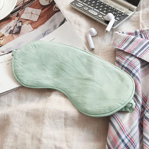 100% Pure Linen Sleep Mask Blackout Eye Mask by Unknown