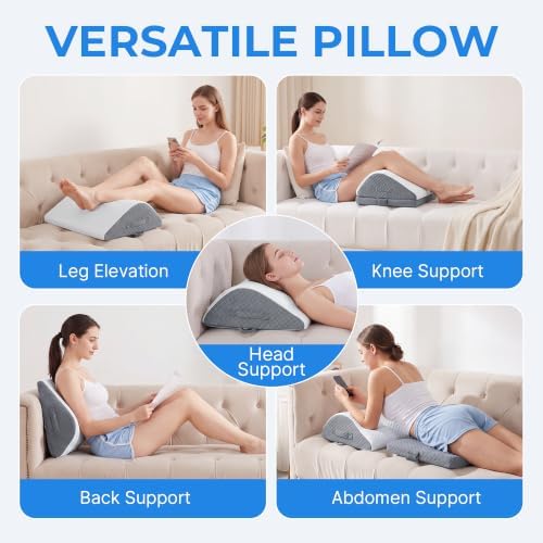 Adjustable Knee Wedge Pillow for Back Sleeping, Triangle under Knee Pillow - Image 6