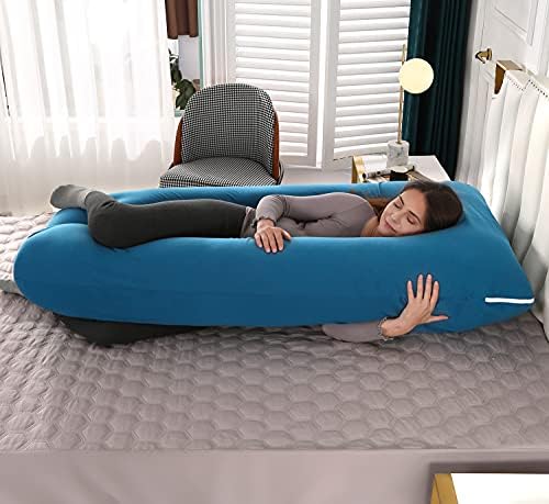 Amagoing 55 inches Pregnancy Pillow, U Shaped Maternity Full Body Pillow - Image 3