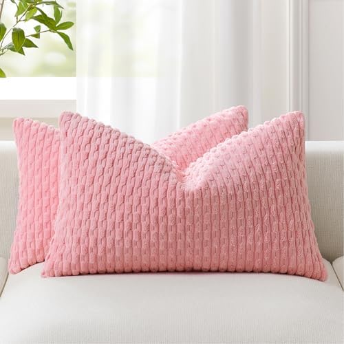 Kevin Textile Soft Corduroy 14"x22" Lumbar Pillow Cover 1 Pack - Image 4