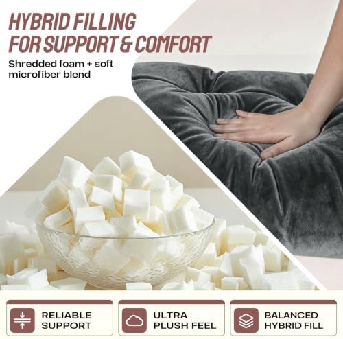Wedge Headboard Pillow for Back Support, Removable Cover - Image 6