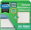 Inspire Extra Large Super Absorbent Disposable Bed Pads by Inspire