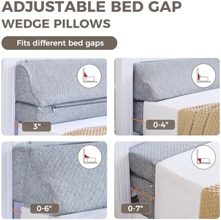 Bed Wedge Gap Filler Queen Size, Wedge Pillow - Image 3