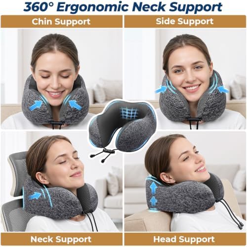 ExploreBliss Travel Pillow, Neck Pillow Airplane - Image 4