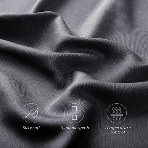 Cooling Side Sleeper Curved Pillow Case Queen 2 Pack 20 * 30 Dark Grey - Image 3