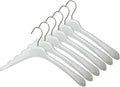 All Hung Up Hangers Plastic Coat Hangers, Clothes Hangers (White, 36pk)