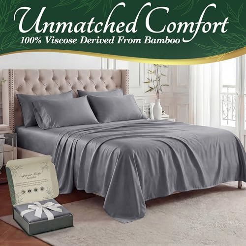 DECOLURE 100% Viscose Derived from Bamboo Sheets Queen Size - Image 2